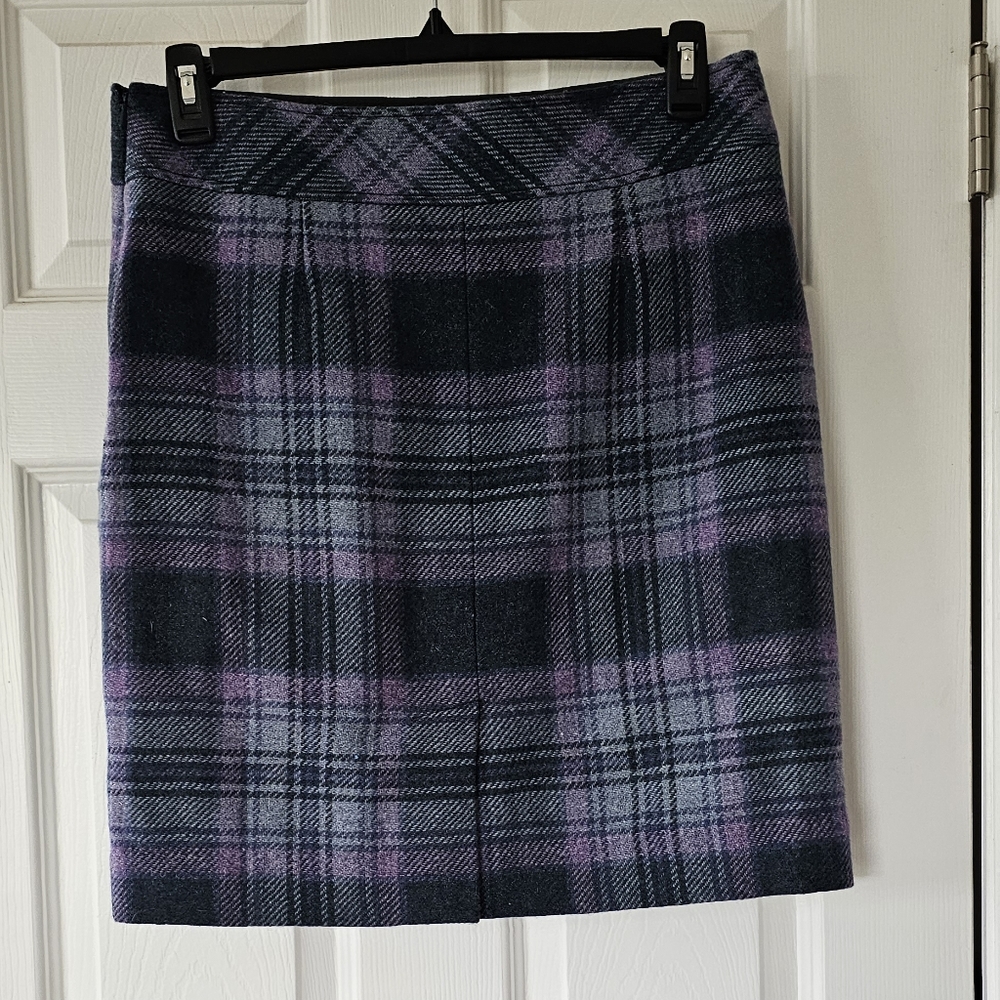 LL Bean Wool Skirt Size 10p